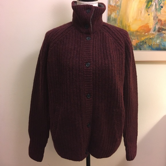 warm wool cardigan